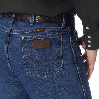 Image showing  Men's Slim Fit Mid-Rise Premium Performance Cowboy Cut Jeans