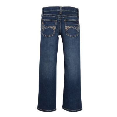Image showing 1 th Wrangler Boys' Slim Fit Low-Rise 20X Vintage Bootcut Jeans