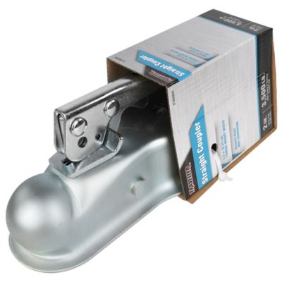 Image showing  2 in. Farm and Ranch Straight Coupler, 2 in. Ball, 2-1/2 in. Channel, 3,500 lb. Capacity