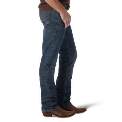 Image showing 2 th Wrangler Men's Slim Fit Low-Rise 20X No. 44 Straight Leg Jeans