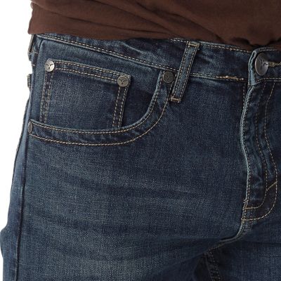 Image showing 4 th Wrangler Men's Slim Fit Low-Rise 20X No. 44 Straight Leg Jeans