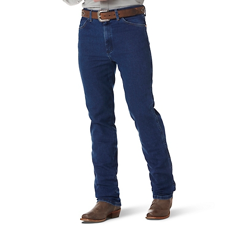 Wrangler Men's Slim Fit High-Rise Cowboy Cut Active Flex Jeans at ...