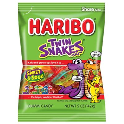 Haribo Gummies Twin Snakes, 5 oz., HAR37754