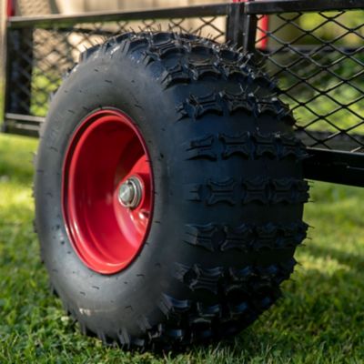 Image showing 6 th Yutrax 22 cu. ft. Heavy-Duty Steel ATV Trailer, 1,500 lb. Max Capacity