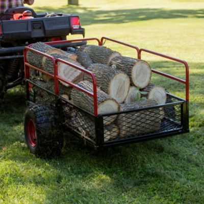 Image showing 8 th Yutrax 22 cu. ft. Heavy-Duty Steel ATV Trailer, 1,500 lb. Max Capacity