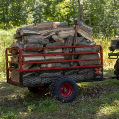 Image showing 6 th Yutrax 60 in. x 32 in. x 24 in. High-Capacity Steel ATV Trailer, 1,750 lb. Max Capacity