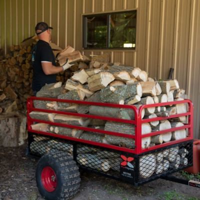 Image showing 7 th Yutrax 60 in. x 32 in. x 24 in. High-Capacity Steel ATV Trailer, 1,750 lb. Max Capacity