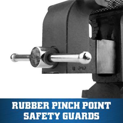 Image showing 6 th Wilton 4 in. WS4 Shop Vise, 4 in. Jaw Opening, 2-3/4 in. Throat Depth