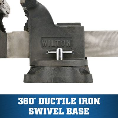 Image showing 7 th Wilton 4 in. WS4 Shop Vise, 4 in. Jaw Opening, 2-3/4 in. Throat Depth