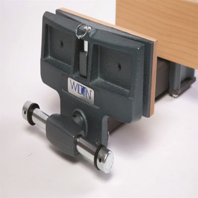 Image showing  4 in. x 10 in. 79A Pivot Jaw Woodworkers Vise, Rapid Acting