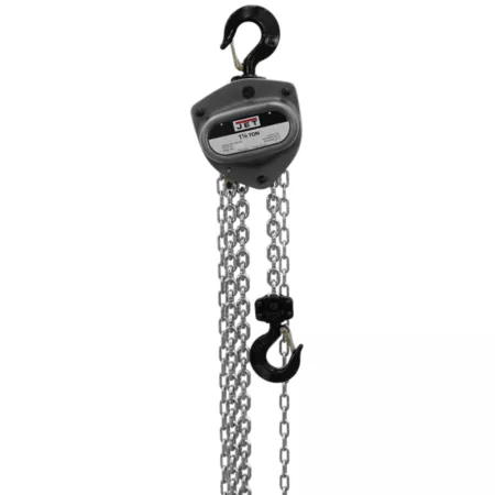 JET L100 Series Manual Chain Hoist 1/2 Ton Capacity 10 Feet Lift with Overload Protection Chain Hoists