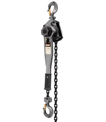 JET 1 Ton Capacity 10 ft. Lift L100 Series Chain Hoist with Overload Protection