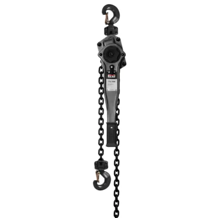 JET Lever Hoist 1.5 Ton Capacity 5 Feet Lift JLP-A Series with Shipyard Hooks Chain Hoists