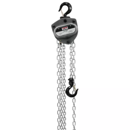 JET L100 Series Manual Chain Hoist 1/2 Ton Capacity 15 Feet Lift with Overload Protection Chain Hoists