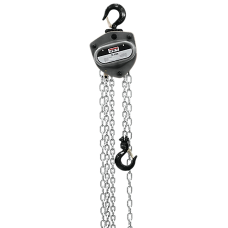 JET 1 Ton Capacity 20 ft. Lift L100 Series Chain Hoist with Overload Protection