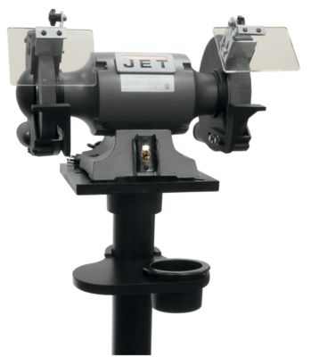 Image showing  10 in. JBG-10A/JBG-10B Shop Bench Grinder and JPS-2A Stand
