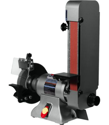 Image showing  2 in. x 48 in. Belt Sander and 8 in. Variable Speed Industrial Grinder