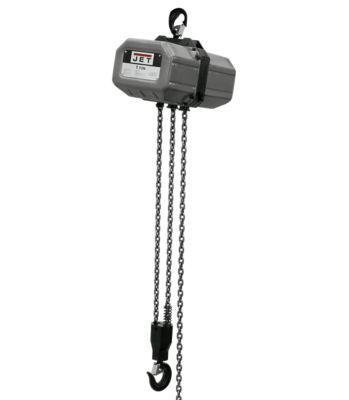 JET 15-Ton 20 ft. Lift L100 Series Chain Hoist with Overload Protection