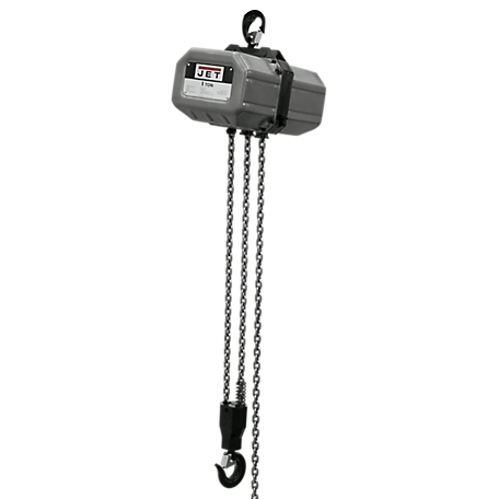 JET 15 Ton Capacity 20 ft. Lift L100 Series Chain Hoist with Overload Protection