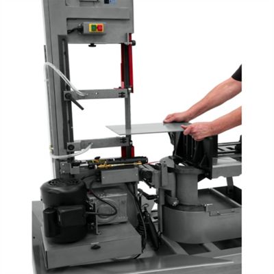 Image showing  115V 10 in. HVBS-10-DMWC Single-Phase Horizontal/Vertical Dual Mitering Portable Band Saw with Coolant System