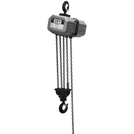 JET Electric Hoist SSC Series 5 Ton with 10 Feet Lift 115/230V 230V Pre-Wired Electric Hoists