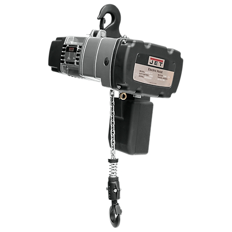JET 1/2 Ton TS Series Electric Hoist with 15 ft. Lift and 2-Speed Trolley, 460V, 3 Ph, 140234K