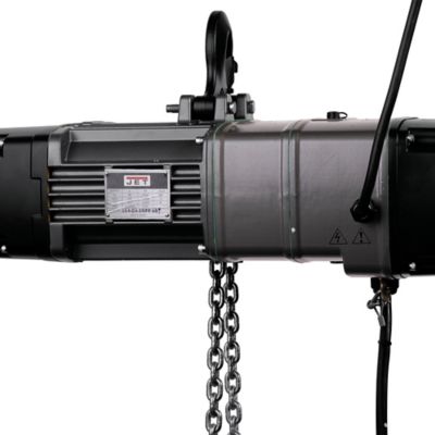 Image showing  1 Ton TS Series Electric Hoist with 10 ft. Lift and 2-Speed Trolley, 3 Ph
