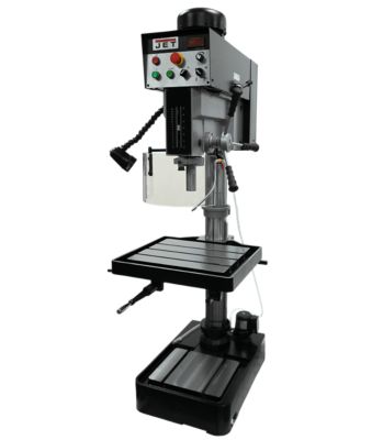 JET 20 in. JDP-20EVST-230 Electronic Variable Speed Drill Press, 2 HP, 230V, 3 Ph, Forward & Reverse Tapping