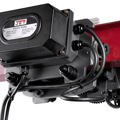 Image showing  2 Ton TS Series Electric Hoist with 10 ft. Lift and 2-Speed Trolley, 3 Ph