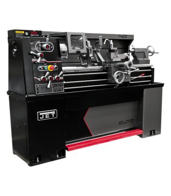 JET 14 in. x 40 in. E-1440VS Elite Electric Variable Speed Lathe, 3 HP, 230V, 3 Ph