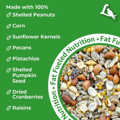 Image showing  Woodpecker No Waste Bird Seed with Nuts, Dried Fruit and Shelled Seeds, 5 lb. Bag