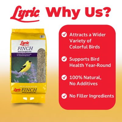 Image showing  Small Songbird Bird Finch Food, Attracts Goldfinches, House Finches and Purple Finches, 5 lb.