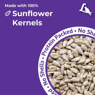 Image showing  Sunflower Kernels No Waste Bird Food, Attracts Chickadees, Finches, Cardinals and More, 25 lb.