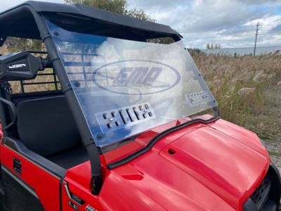 Extreme Metal Products Vented Hard Coat Windshield for Mule Pro-MX