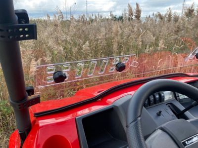 Image showing 6 th Extreme Metal Products Vented Hard Coat Windshield for Mule Pro-MX