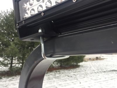 Image showing  Tractor/Zero-Turn LED Light Bar Brackets, Black