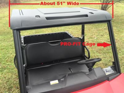 Extreme Metal Products Mid-Size Ranger Polyethylene Top, for Pro-Fit Cage, 50 in.