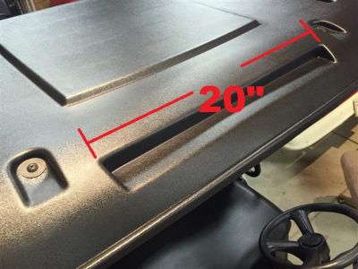 Image showing  Polyethylene Top for Mid-Size Rangers with Pro-Fit Cage, 50 in.