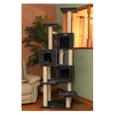 Image showing 8 th Armarkat 80 in. Giant Real Wood Cat Tower with Condos for Multiple Cats