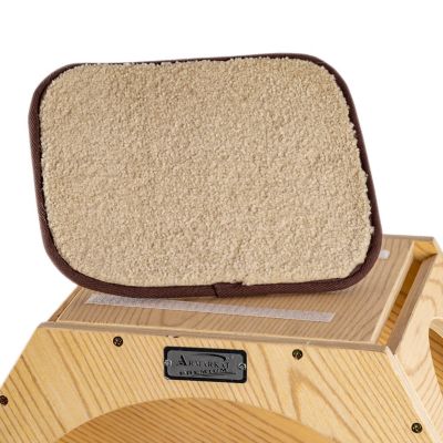 Image showing 7 th Armarkat Natural Wood Wall Cat Tree Additions, 17.7 in. x 20.1 in. x 11.8 in., 2-Pack