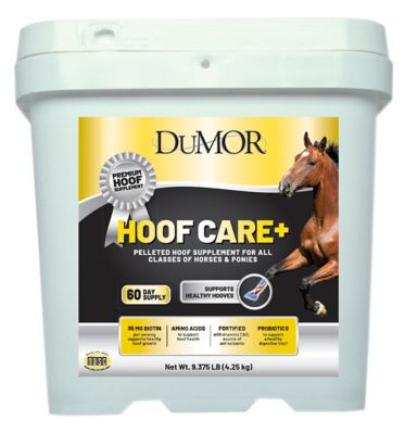 DuMOR Hoof Care Plus Pelleted Hoof Supplement for Horses, 9.375 lb.