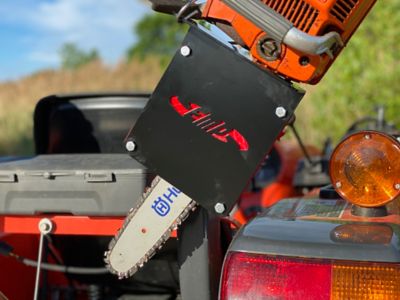 Extreme Metal Products Universal Tractor Chainsaw Rack for ROPS at ...