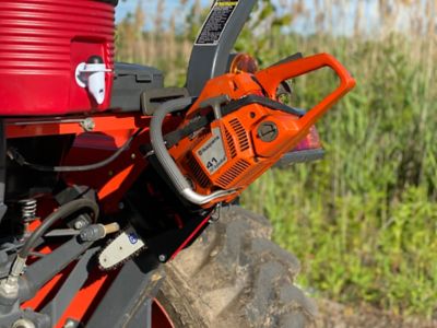 Extreme Metal Products Universal Tractor Chainsaw Rack for ROPS at ...