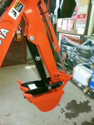 Image showing  Mechanical Backhoe Thumb for Kubota BX25D and BX23S Tractors