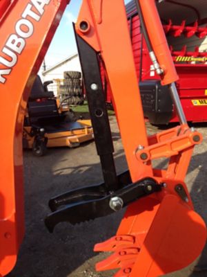Image showing 5 th Extreme Metal Products Mechanical Backhoe Thumb for Kubota BX25D and BX23S Tractors
