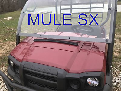 Extreme Metal Products Hard Coat Windshield for Kawasaki Mule SX