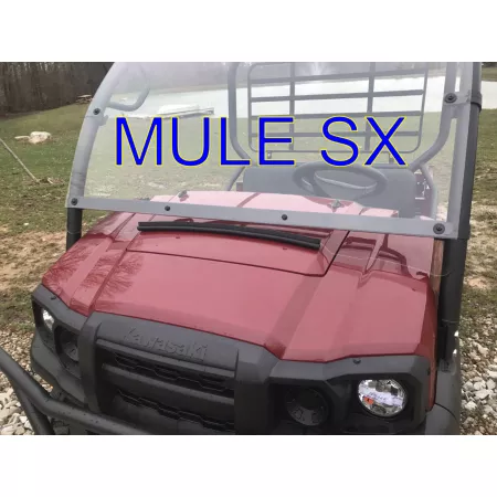 Extreme Metal Products Hard Coat Windshield for Kawasaki Mule SX ATV & UTV Cab Enclosures