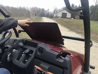Image showing  Hard Coat Windshield for Kawasaki Mule SX