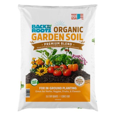 Back to the Roots 1 cu. ft. Natural & Organic All-Purpose Premium Peat-Free Garden Soil