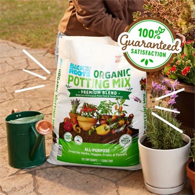Image showing 6 th Back to the Roots 1 cu. ft. Natural & Organic All-Purpose Premium Peat-Free Potting Mix
